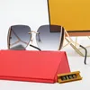 Óculos de sol de designer semi-sem aro óculos de sol moda de alta qualidade polarizados óculos femininos masculinos com caso a129