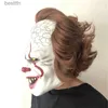 Themakostuum Stephen King Masker Pennywise Cosplay Kom Eng Joker Pak Mannen Vrouwen Fancy Halloween Party Clown Cos Pak Cadeau voor Jongen GirlL231013