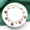 Charm Armbanden Fashion Design Luxe Meisjes Sieraden Goede Kwaliteit Gouden Ketting Multi-kompas Armband Voor Vrouwen Steentjes Decor Acc309r