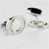 Luxury Designer Cuff link Fashion Jewelry Men Classic Letters Cuff links Shirt Accessories Wedding Gifts Cufflinks T052