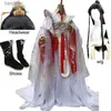 테마 의상 Xie Lian Yue Shen Cosplay 골동품 소설 Tian Guan Ci Fu Platinum Peacock Cosplay Costmes Cos Wig Shoes for Halloween Partyl231013