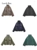 Jaquetas femininas sólidas acolchoadas jaqueta de algodão mulheres parka cordão reto inverno quente casaco zíper gola bolso streetwear senhora