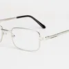 Czytanie okularów prawdziwe szklane soczewki czytanie Mężczyźni Kobiety kwadratowe pełne ramy okulary Presbyopic Diopter Okulowanie 1,5 2.5 2,5 231012