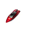 5km/hミニRCボートラジオリモート制御高速船LEDライトパームボート電気夏の水プールおもちゃモデルギフト