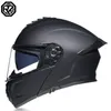 Casques de cyclisme Casque de moto double lentille grande queue moto course course hommes et femmes M 3XL 231012