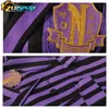 Theme Costume Wednesday - Enid Cosplay Come Purple Striped School Uniform Outfits For Adult Coat Shirt Skirt Tie Halloween Party ClothesL231013