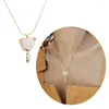 Ожерелья с подвесками, 2024, элегантное ожерелье с зеркалом в форме сердца, сверкающая стильная цепочка на ключицы, колье принцессы в стиле панк, подарки на день рождения