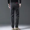 メンズパンツ冬のベルベットコーデュロイメンブラックブラウン厚いゆるいカジュアルオスのズボン服ストレート2023 231012