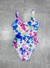 24SSデザイナー水泳服女性デザイナー水着イタリアファッション水着ビキニセクシーな花柄のセクシーな水着スーツ
