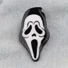 Brosches Halloween Horror Face Emamel Pin Bag Lapel Pins Tecknad coola märken på ryggsäck Dekorativa smycken Presenttillbehör273e