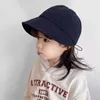 Berets koreańsko-mody dzieci wiadra czapki chłopcy dziewczęta Dziewczyny Dzieci Outdoor Sun Caps 1-6 Years Old