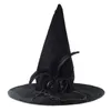 BeanieSkull Cappellini Strega di Halloween Cappello da mago Costume da festa Copricapo Cappello da diavolo Puntelli cosplay Accessori decorativi per donne adulte Uomini 231013