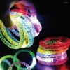 Décoration de fête 50 pièces/lot, Costume Led coloré, Bracelet lumineux clignotant en acrylique, jouets lumineux Rave néon/Led, fournitures de décoration
