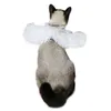 Funny Pet Halloween Feather Wings Pet Halloween Costume Cosplay Angel Devil Wing For Dog Cat Black White Pet Clothes H0910235k