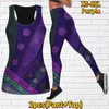 Kobiety legginsy sportowe i dwuczęściowe zbiór komfortowej siłowni zestawy fitness xs-8xl