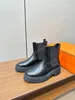 Projektant Harrow Boots Women Kelly Motorcycle Boots Luksusowa skórzana platforma modowa Funk Buty Rozmiar 35-40