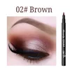 Lidschatten/Liner-Kombination 12pcs/Set flüssiger Eyeliner wasserdichtem Eyeliner Bleistift Langlebig flüssiger Augen Liner Stift Schnell trocken ohne blühende Kosmetikwerkzeug 231012