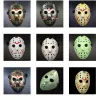 Masques de mascarade en gros Jason Voorhees Masque Vendredi 13 Film d'horreur Masque de hockey Effrayant Costume d'Halloween Cosplay Masques de fête en plastique 1013