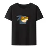 T-shirts pour hommes Une grenouille avec des idées T-shirts en coton Hipster Cool Motif créatif Camisa Imprimer Nouveauté Respirant à manches courtes O-cou Anime