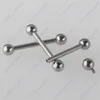 Labret Lip Piercing Joias 16G 14G G23 Anéis de Língua com Rosca Interna Barbell Falso Plug Brincos Cartilagem Mamilo 231012