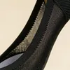 Sapatos de vestido Salto alto para mulheres malha de verão malha respirável antiderrapante sola de borracha elegante macio e leve sapatos pontiagudos 2023 novo 231013