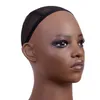 USA Magazijn Gratis schip 2 STKS/PARTIJ Pruik Stand AFRO Afrikaanse Kaal Pop hoofd Mannequin Hoofd Voor Maken Pruik Hoed Display Cosmetologie Oefenpop Hoofd Vrouwelijke Poppen Training Hoofd