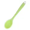 Spoons Grade Silicone Heat Resistant Non-stick Rice Spoon Soup Mixing Kid Cooking Kitchen Tool