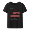 Men's T Shirts Men Women Short Sleeve Graphic Tops Casual Streetwear Camisetas Horror Halloween Sematary I Love Haunted Mound Shirt Vintage