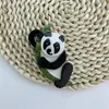 Broches moda artesanal acrílico estilo animal para mulheres crianças presente casaco vestido adorno panda broche crachá atacado