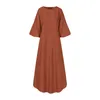 Urban Sexy Dresses Autumn Casual Solid Sundress Zanzea Elegant Women's Puff Sleeve A-Line Dress Female Stylish Party Dresses S- Work ol Vestido7 231012