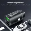 MINI 100W USB Type C Char Charger PD QC3.0 FASTER CARGING RING RING ADAPTER ADAPTER FOR IPHON