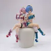 Mascot Costumes 16cm Anime Figure Re: Zero-Starting Life in inneld World Sexy Rem Ram Model Dolls Prezent Zabawek Ozdoby PVC Materiał