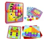 Neue Pilz Nagel DIY Cartoon Handgemachte Spielzeug kinder Montessori Pädagogisches Spielzeug Intelligente 3D Puzzle Spiel Jigsaw Bord Geschenke