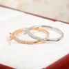 Ringe Luxus -Designer -Paar Ring kleiner Eis Süßigkeiten Diamond Ringreihe Diamanten Exquisite Produkte können real Gold Real Cyg231 angepasst werden