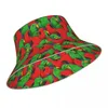 Boinas masculinas y femeninas Eclectus loros reflectante cubo sombrero hombres mujeres al aire libre protector solar playa sol senderismo gorra de pesca