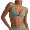 Yoga Outfit Femmes Compression Soutien-gorge Minceur Léger Twist Soutien-gorge Été Fitness Sports Courir Vélo Exercice