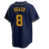 Brew Christian Yelich Baseball Jersey Milwaukee Sal Frelick Brewers Rowdy Tellez Devin Williams Willy Adames Jesse Winker Brice Turang Luke Voit William Contreras