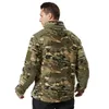 Männer Leder Faux 2023 Winter Fleece Jacke Sport Taktische Kampf Militär Outdoor Wandern Polar Streetwear Mit Kapuze Mantel Tops Outwear 231012