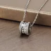 Ketting kettingen voor vrouwen goud saaie maken van titanium staal kleine taille hanger ketting goud verzilverde ingelegde diamanten dames sieraden designerjeewelry batch