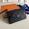 Topp plånbokskorthållare Recto verso designer mode kvinnor mini zippy arrangör plånbok mynt mynt väska bälte charm nyckelväska crossbody väska