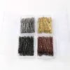 Altın U şeklinde saç tokası ve çelik tel klipsli klipsli minimalist yeni kutulu renk çizgi klipsleri kırık saçlı