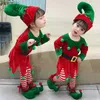 Theme Costume Christmas Cosplay Comes Kids Baby Santa Claus Cos Children Xmas Suit Carnival Party New Year Performance Fancy Outfit GiftL231013