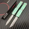 3 Stil Mikrofon UTX-85 Bounty Hunter Bıçağı D2 Blade Taktik Otomatik CNC 6061-T6 Alüminyum sap bıçakları iyi bıçaklar