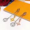 Pendientes con dijes de diseñador para mujer, aretes con letras doradas de lujo a la moda, aretes de perlas de diamante, joyería G2310132Z-6