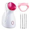 Steamer Electric Woman Beauty Steamer Machine 280ml Cura della pelle domestica Pulizia profonda elettrica SPA Spruzzatore viso Detergente 231012