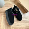 Women Winter Ultra Mini Boot Designer Australian Platform Boots For Men Real Leather Warm Ankle Fur Booties Luxurious Shoe 5546ESSG