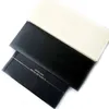 Monte Black Leather Pencil Falls för M Luxury Fountain Ballpoint Roller Ball Pens Box med pappersgarantihandbok