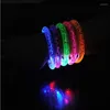 Decorazione del partito 50 pz/lotto Costume Led Colorato Accendono Il Braccialetto Lampeggiante Acrilico Incandescente Giocattoli Rave Neon/Led Decor Forniture