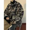 Jaquetas masculinas 2023 estilo ligado barroco denim casaco primavera e outono étnico caju flor trabalho jaqueta moda top