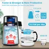 Purifiers Water Purifiers VeVor 1.5L/H Distilling Speed ​​4L Water Distiller Treatmen Purifier Filter Touch Screen Time Setting 304 Rostfritt